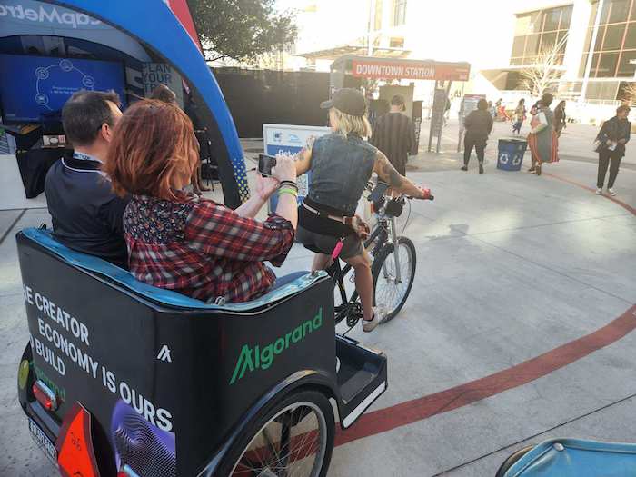 family pedicab party