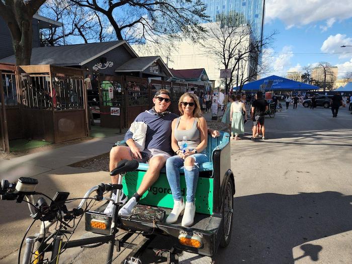 pedicab dating party